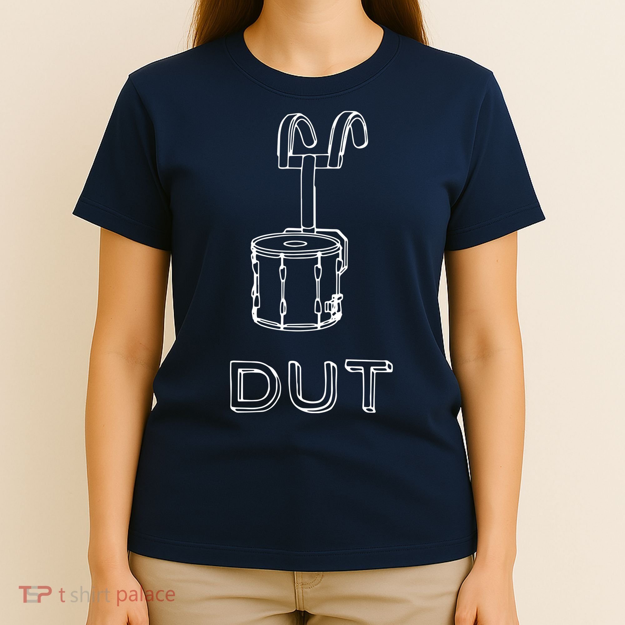 Funny Marching Band Drum Line DUT Snare Drummer T-Shirt
