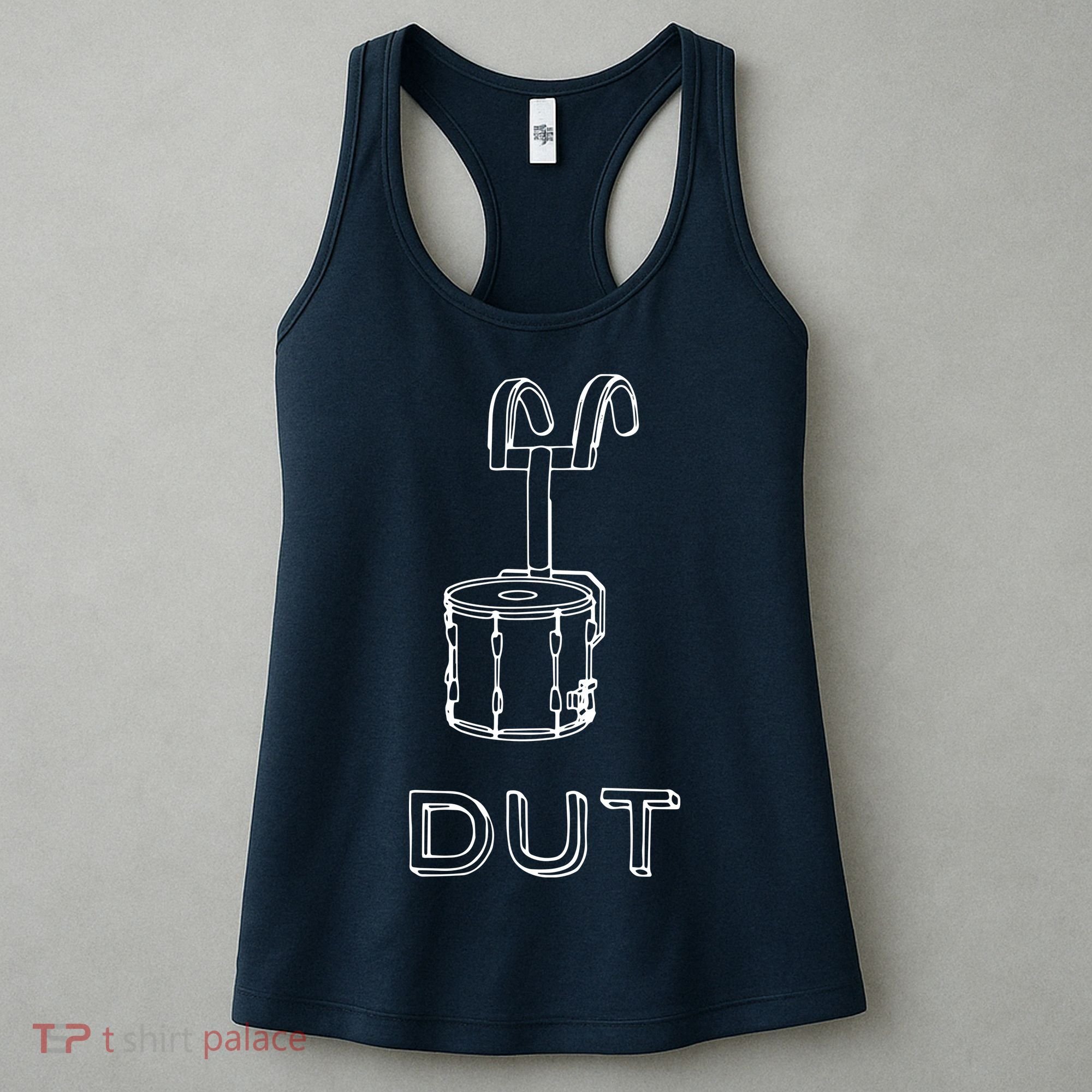 Funny Marching Band Drum Line DUT Snare Drummer Women's Tank Top