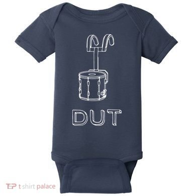 Funny Marching Band Drum Line DUT Snare Drummer Baby Bodysuit