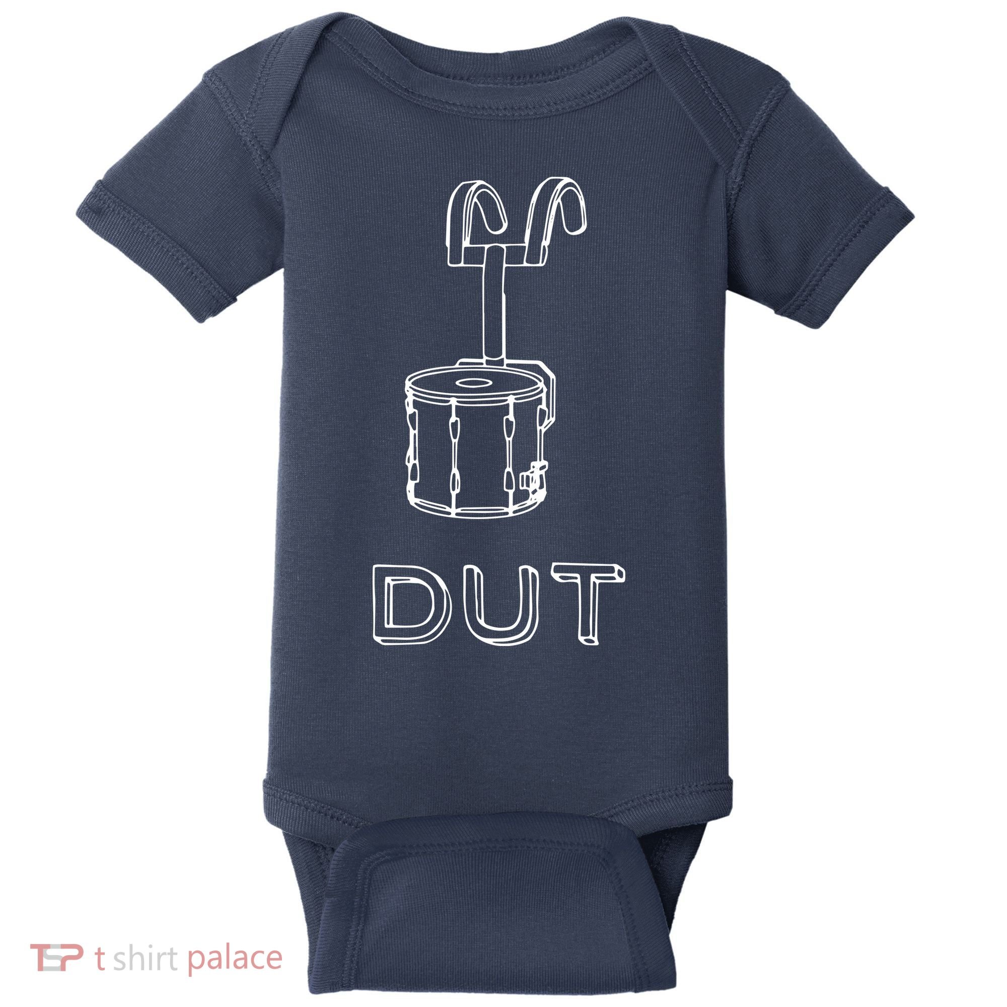 Funny Marching Band Drum Line DUT Snare Drummer Baby Bodysuit