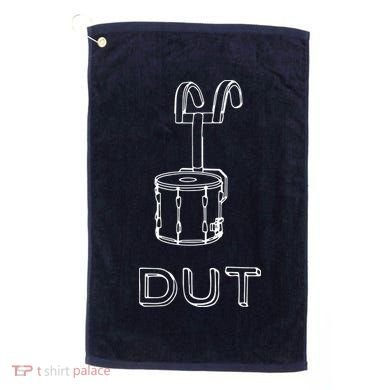 Funny Marching Band Drum Line DUT Snare Drummer Golf Towel