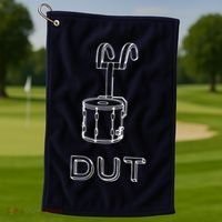 Funny Marching Band Drum Line DUT Snare Drummer Golf Towel thumb 1