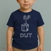 Funny Marching Band Drum Line DUT Snare Drummer Toddler T-Shirt thumb 2