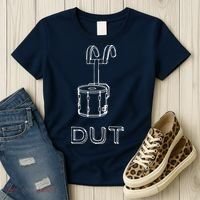 Funny Marching Band Drum Line DUT Snare Drummer Women's T-Shirt thumb 3