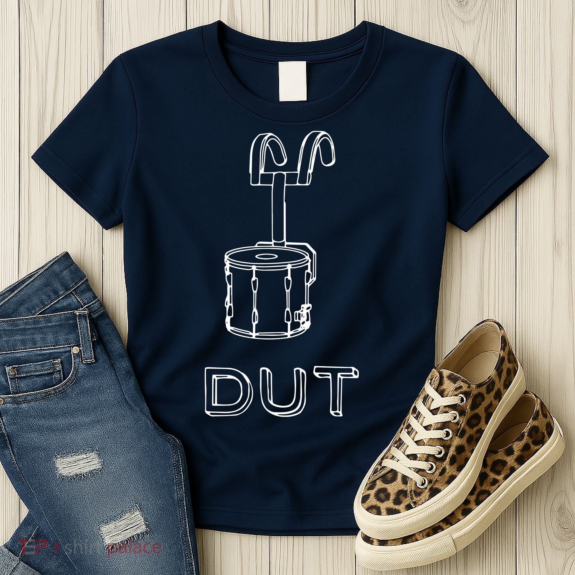 Funny Marching Band Drum Line DUT Snare Drummer Women's T-Shirt