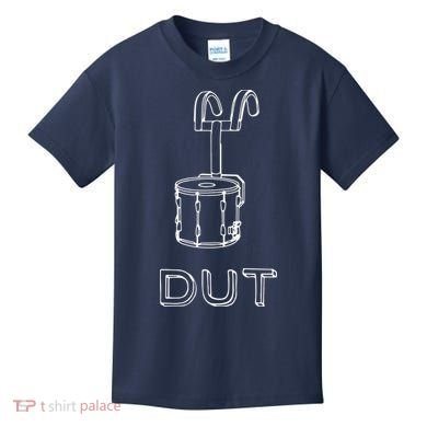 Funny Marching Band Drum Line DUT Snare Drummer Kids T-Shirt