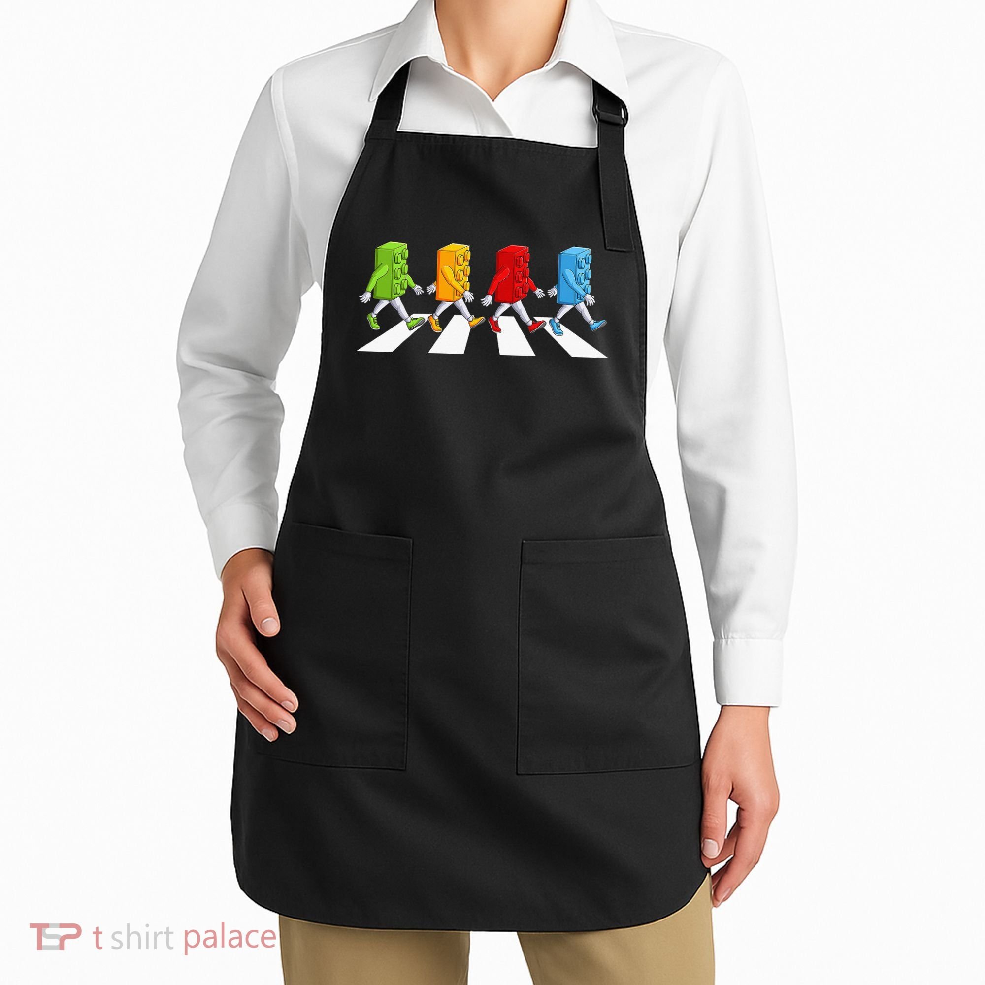 Funny Master Builder Brick Blocks Building Apron