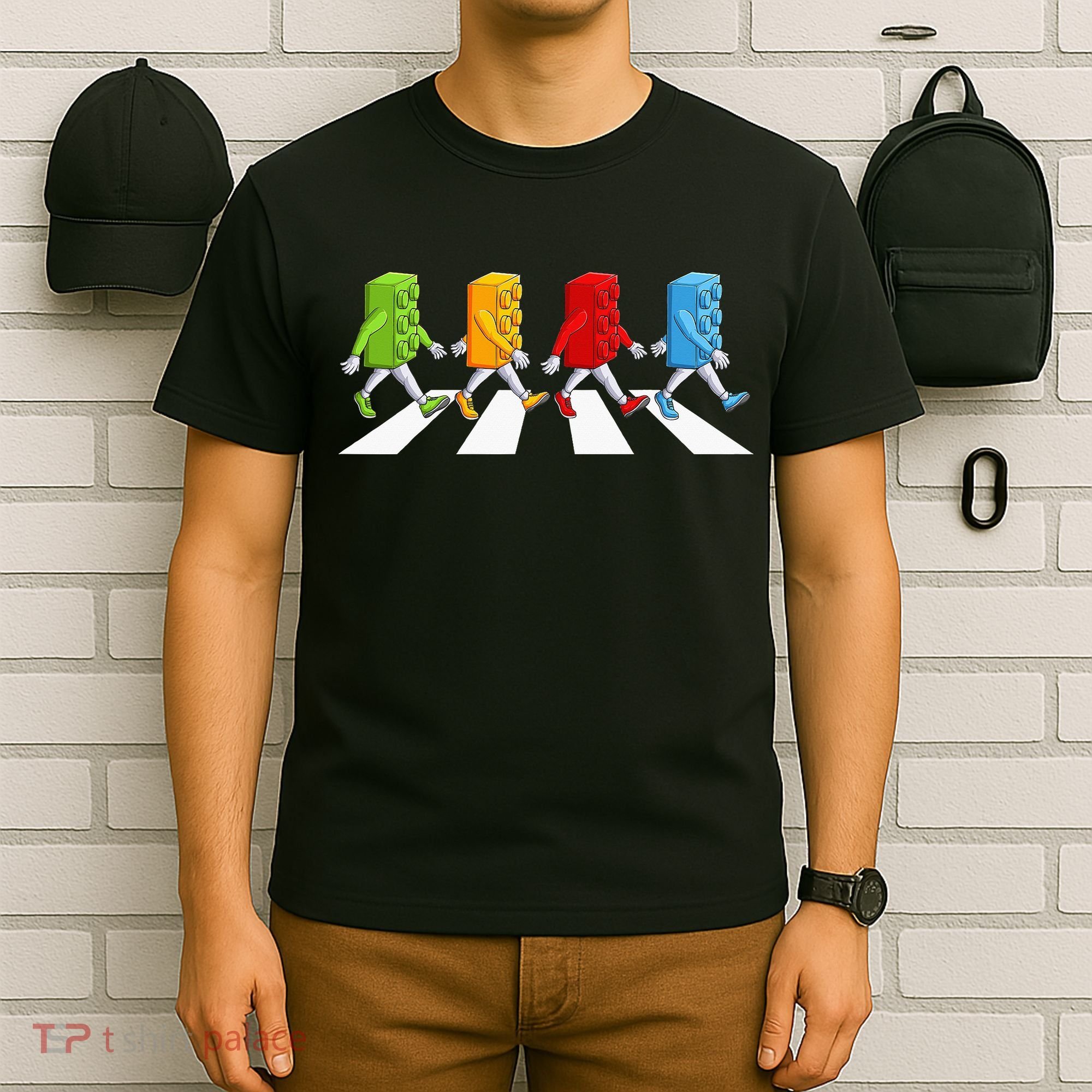 Funny Master Builder Brick Blocks Building T-Shirt