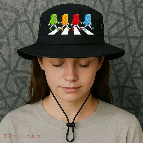 Funny Master Builder Brick Blocks Building Bucket Hat
