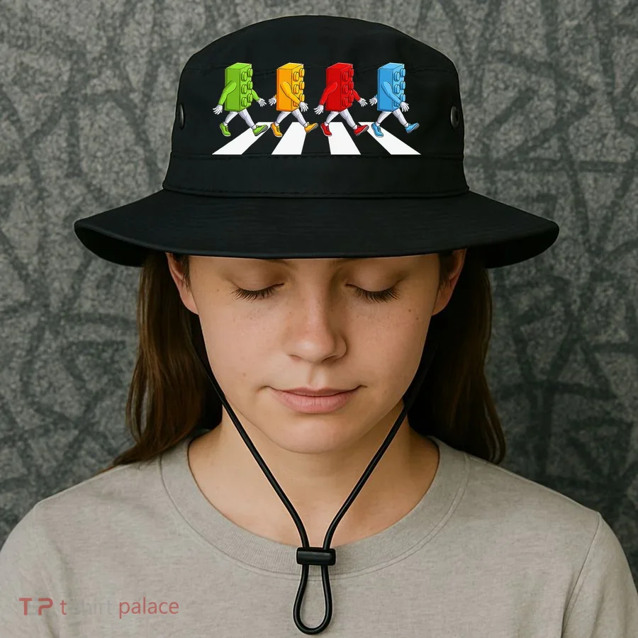 Funny Master Builder Brick Blocks Building Bucket Hat