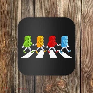 Funny Master Builder Brick Blocks Building Coaster