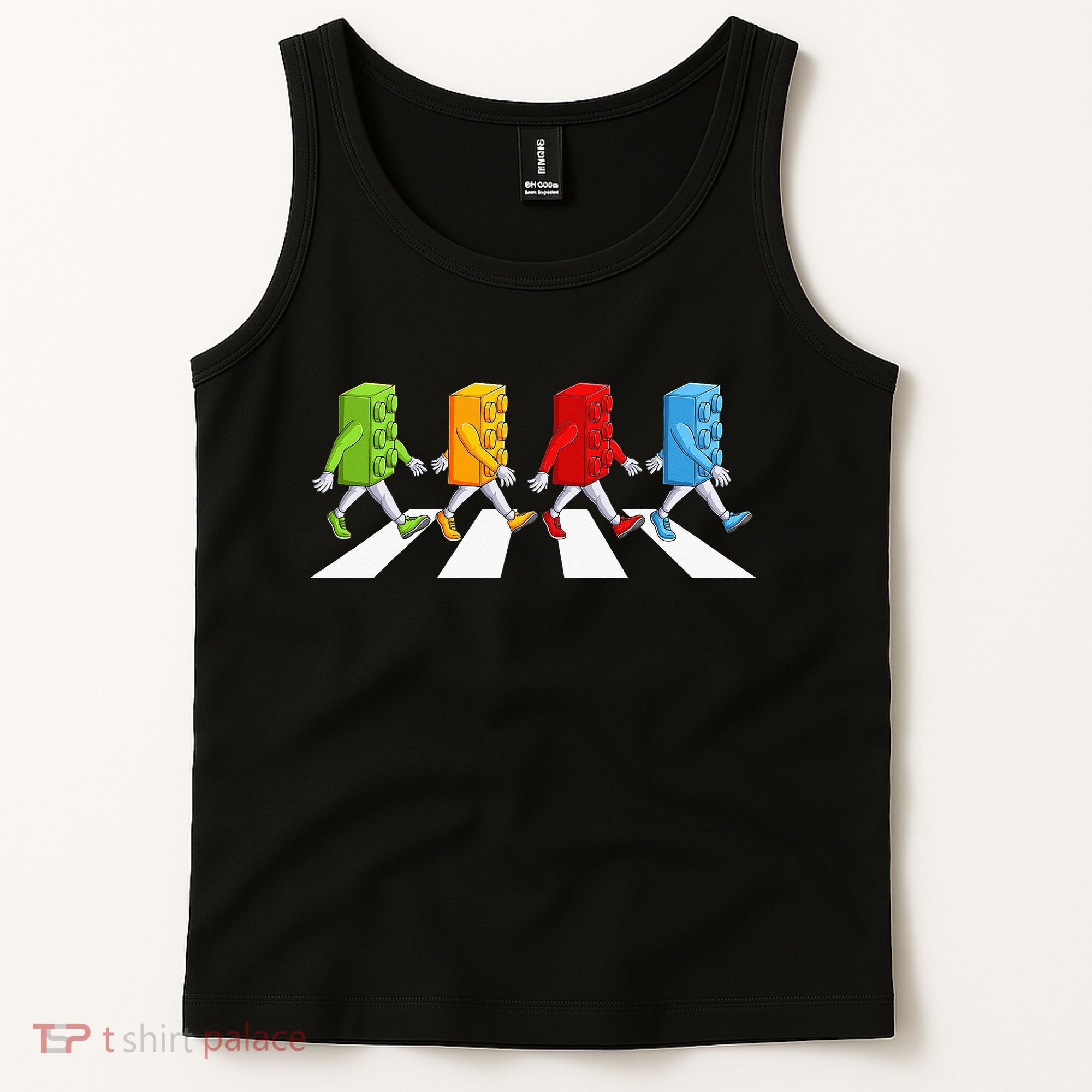 Funny Master Builder Brick Blocks Building Tank Top