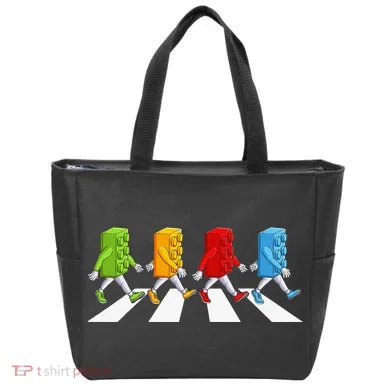Funny Master Builder Brick Blocks Building Tote Bag