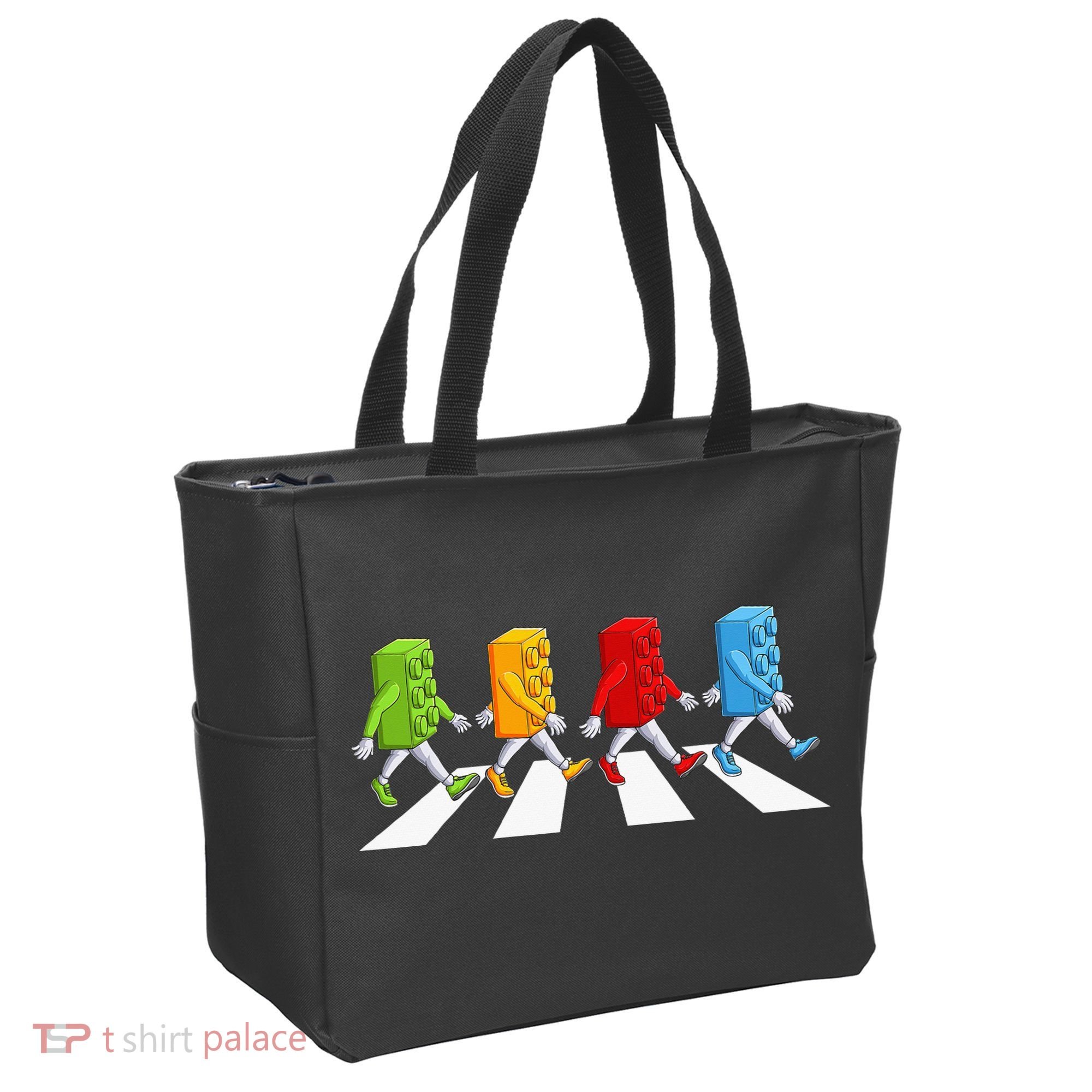 Funny Master Builder Brick Blocks Building Tote Bag