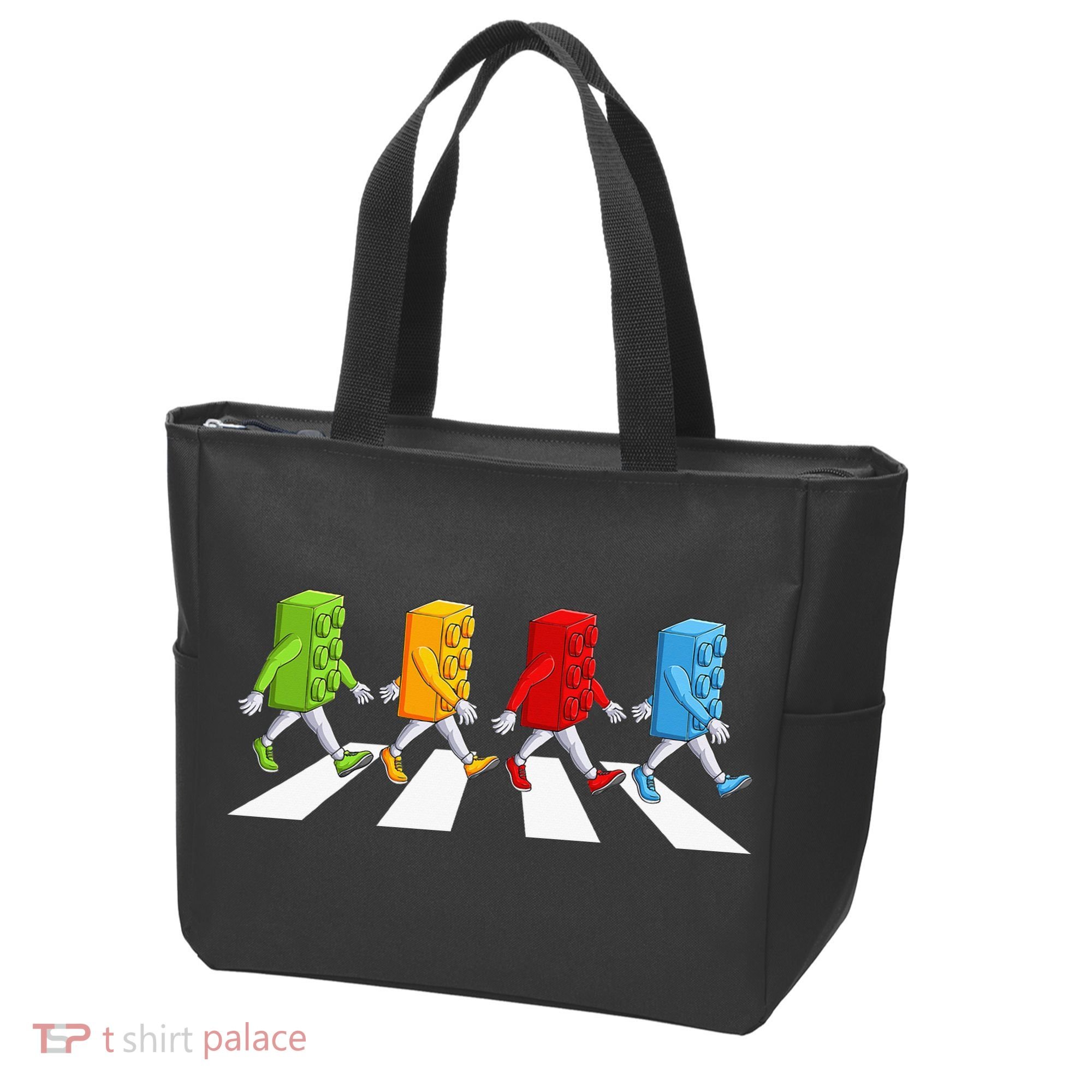 Funny Master Builder Brick Blocks Building Tote Bag