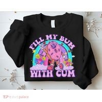 Fill My Bum With Cum Funny Donut Embarrassing Adult Humor Sweatshirt thumb 2