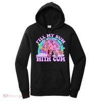 Fill My Bum With Cum Funny Donut Embarrassing Adult Humor Women's Hoodie thumb 0