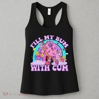 Fill My Bum With Cum Funny Donut Embarrassing Adult Humor Women's Tank Top thumb 3