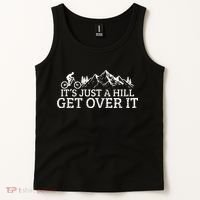 Funny Mountain Bike MTB Cycling Biker Cyclist Tank Top thumb 2