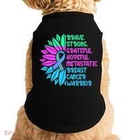 Funny Metastatic Breast Cancer Awareness Care Warrior Doggie Tank thumb 0