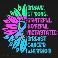 Funny Metastatic Breast Cancer Awareness Care Warrior Women's Hoodie thumb 2