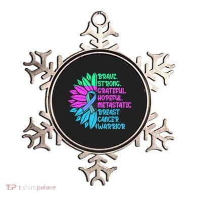 Funny Metastatic Breast Cancer Awareness Care Warrior Ornament