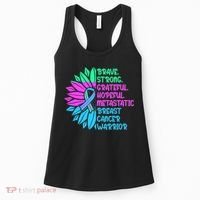 Funny Metastatic Breast Cancer Awareness Care Warrior Women's Tank Top thumb 0