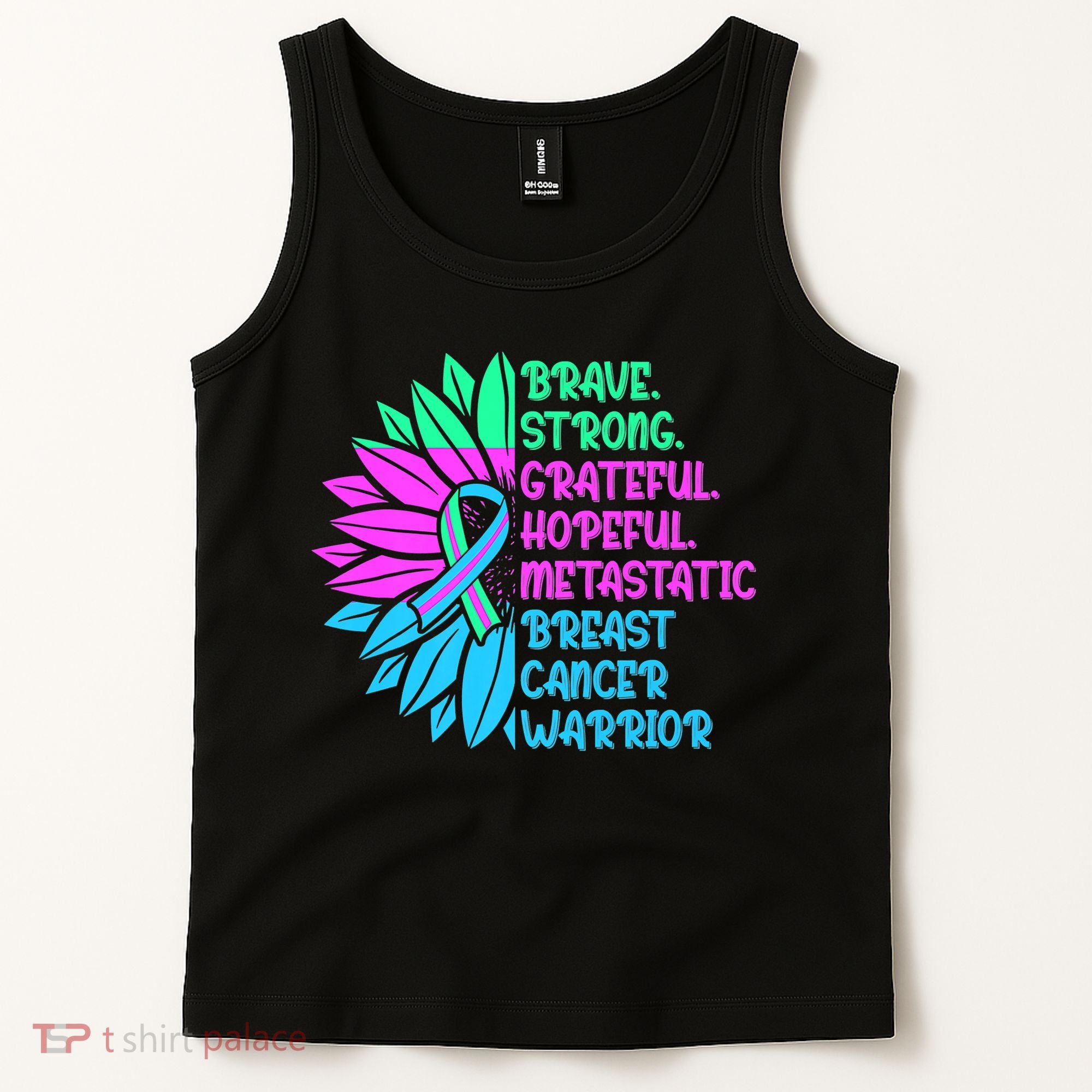 Funny Metastatic Breast Cancer Awareness Care Warrior Tank Top