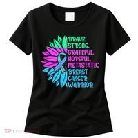 Funny Metastatic Breast Cancer Awareness Care Warrior Women's T-Shirt thumb 0