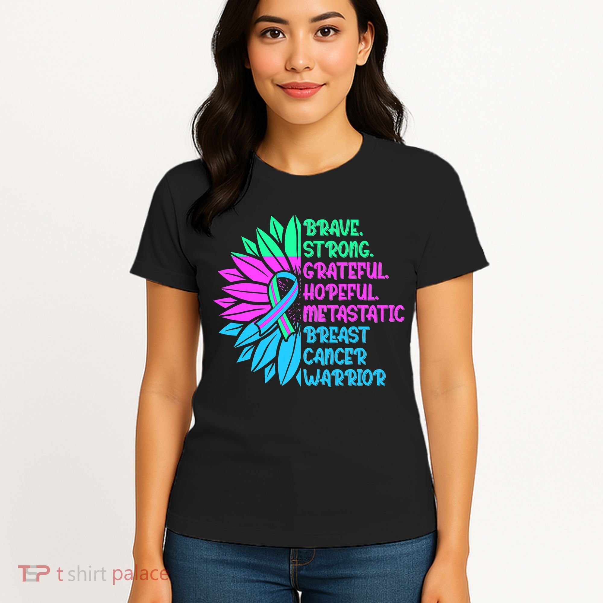 Funny Metastatic Breast Cancer Awareness Care Warrior Women's T-Shirt