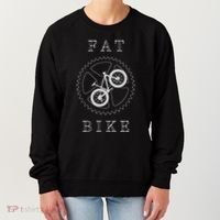 Fat Mountain Bike Bicycle Mtb Cyclist Gift Women's Sweatshirt thumb 0