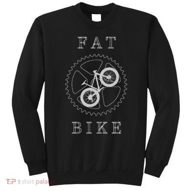 Fat Mountain Bike Bicycle Mtb Cyclist Gift Sweatshirt