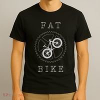 Fat Mountain Bike Bicycle Mtb Cyclist Gift T-Shirt thumb 3