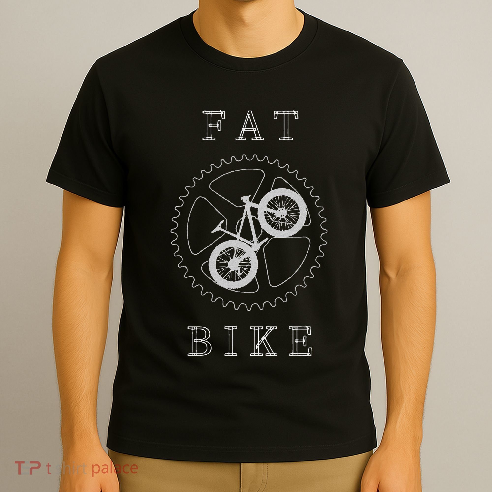Fat Mountain Bike Bicycle Mtb Cyclist Gift T-Shirt