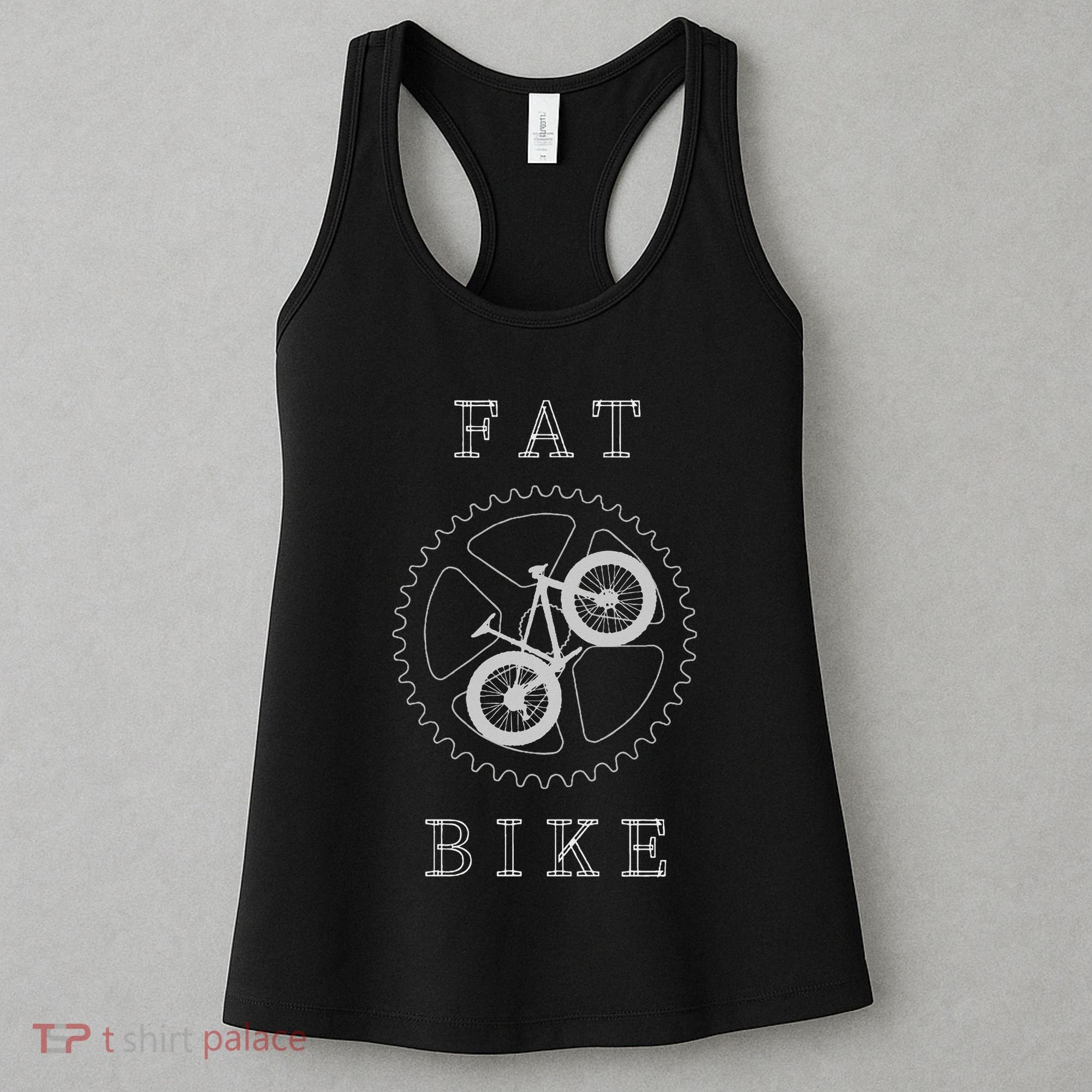 Fat Mountain Bike Bicycle Mtb Cyclist Gift Women's Tank Top