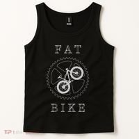 Fat Mountain Bike Bicycle Mtb Cyclist Gift Tank Top thumb 2