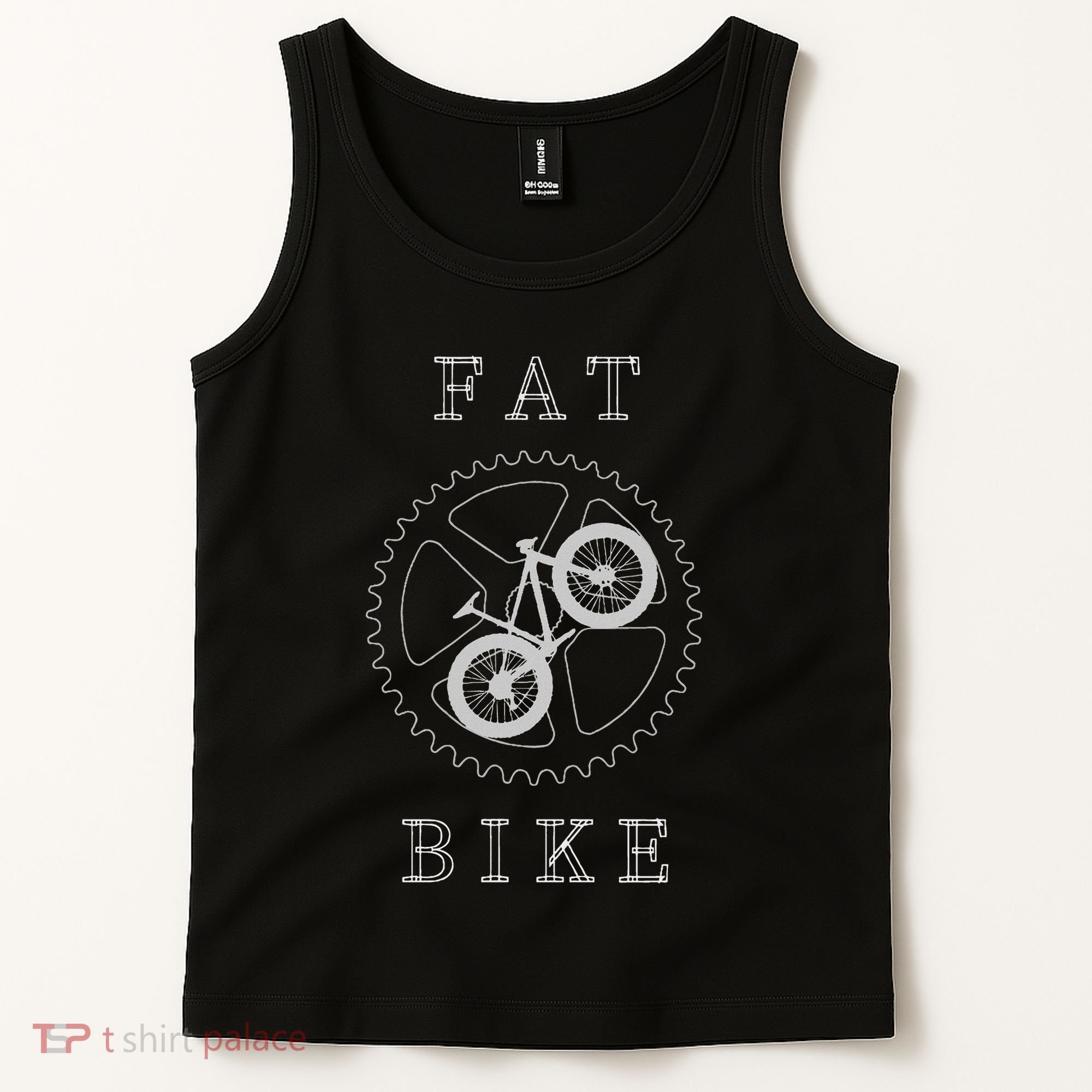 Fat Mountain Bike Bicycle Mtb Cyclist Gift Tank Top
