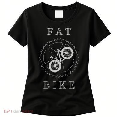 Fat Mountain Bike Bicycle Mtb Cyclist Gift Women's T-Shirt