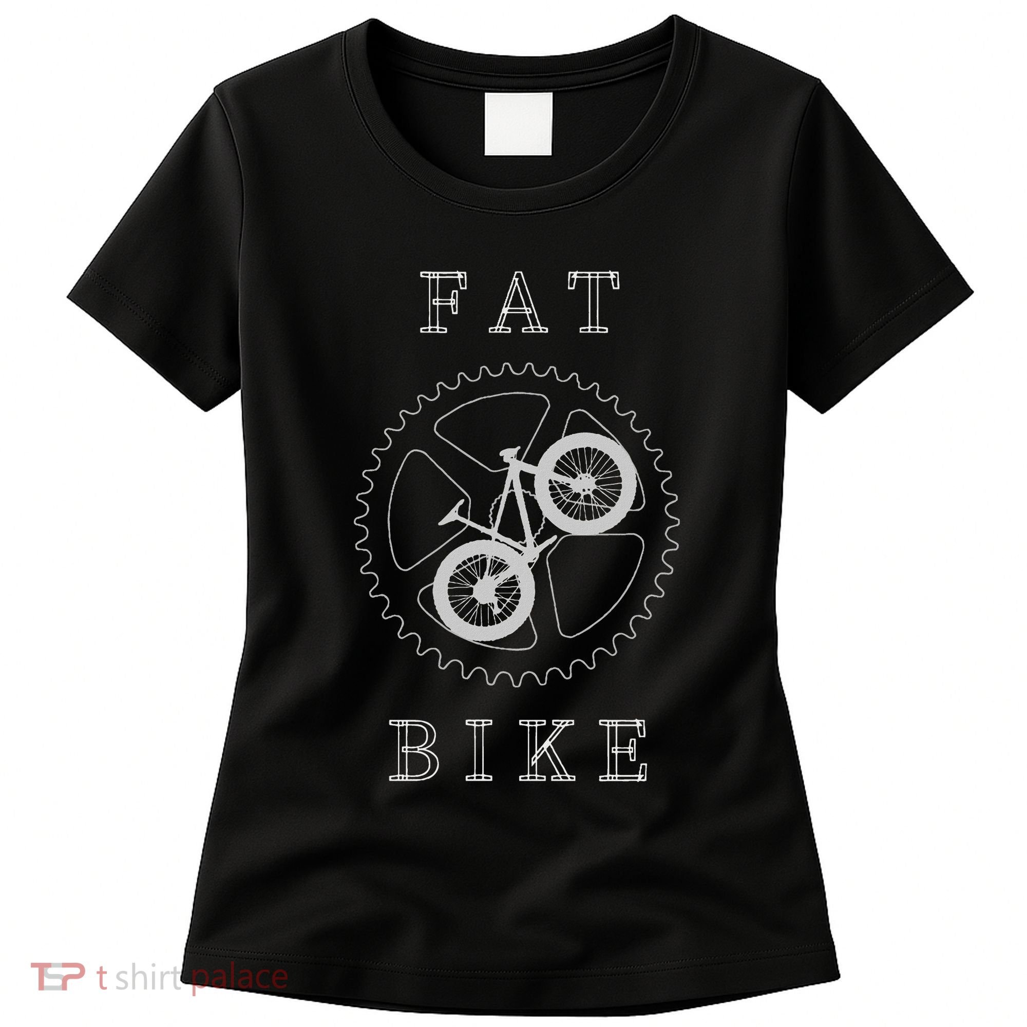 Fat Mountain Bike Bicycle Mtb Cyclist Gift Women's T-Shirt
