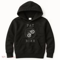 Fat Mountain Bike Bicycle Mtb Cyclist Gift Kids Hoodie thumb 0