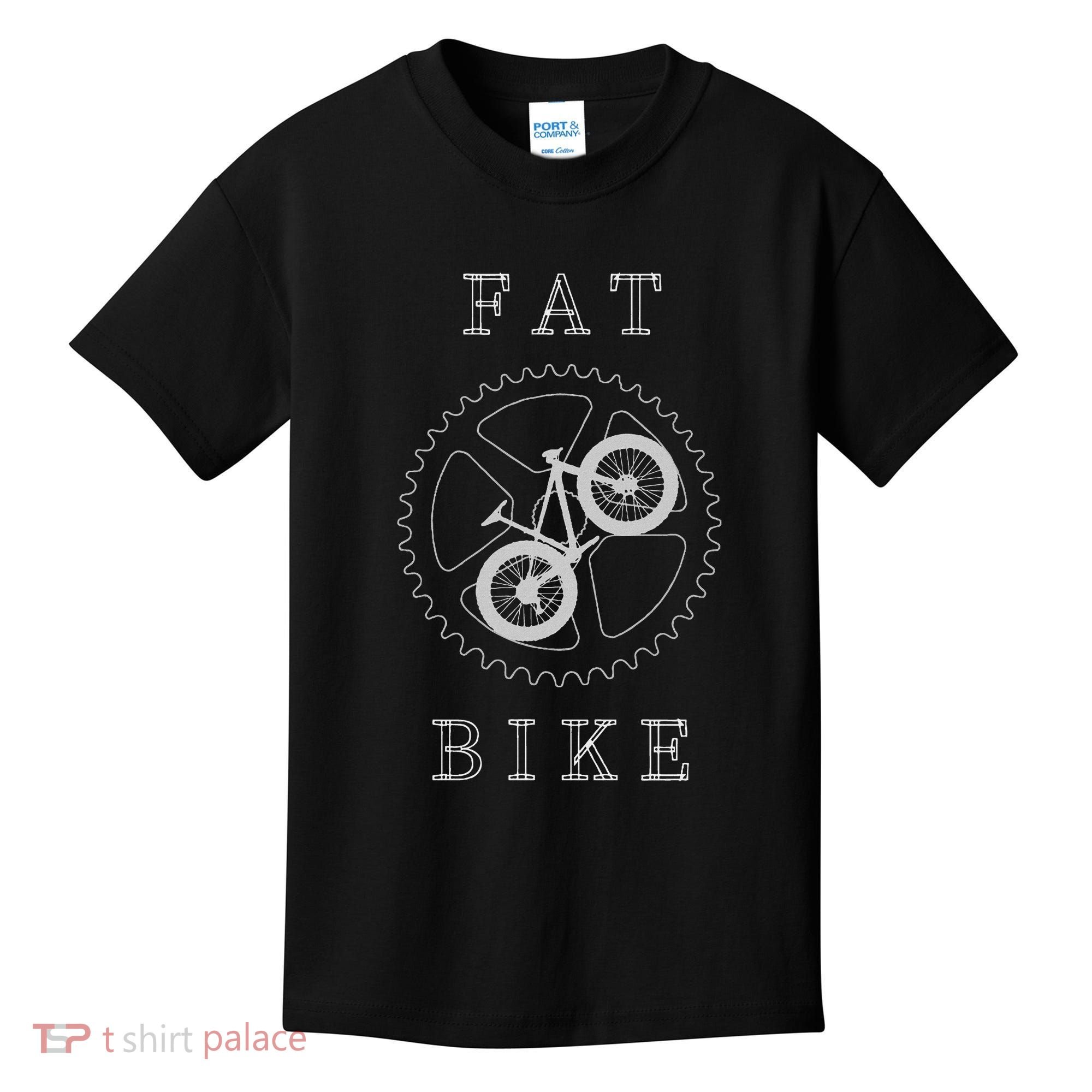 Fat Mountain Bike Bicycle Mtb Cyclist Gift Kids T-Shirt