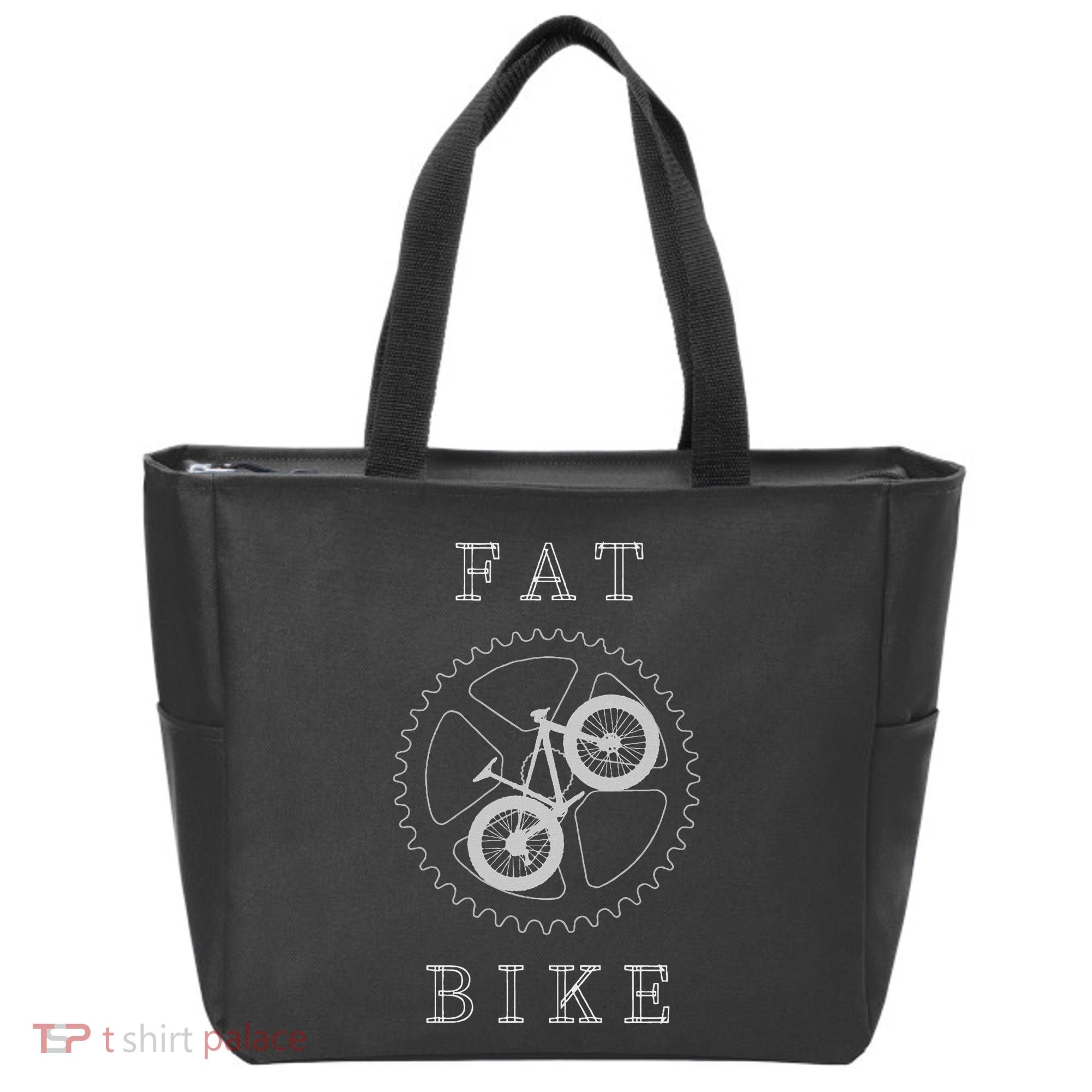Fat Mountain Bike Bicycle Mtb Cyclist Gift Tote Bag