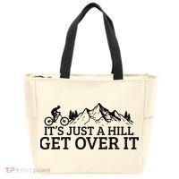 Funny Mountain Bike MTB Cycling Biking Biker Cyclist Gift Tote Bag thumb 0
