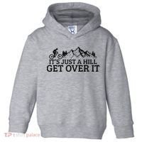Funny Mountain Bike MTB Cycling Biking Biker Cyclist Gift Toddler Hoodie thumb 0