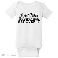 Funny Mountain Bike MTB Cycling Biking Biker Cyclist Gift Baby Bodysuit thumb 0