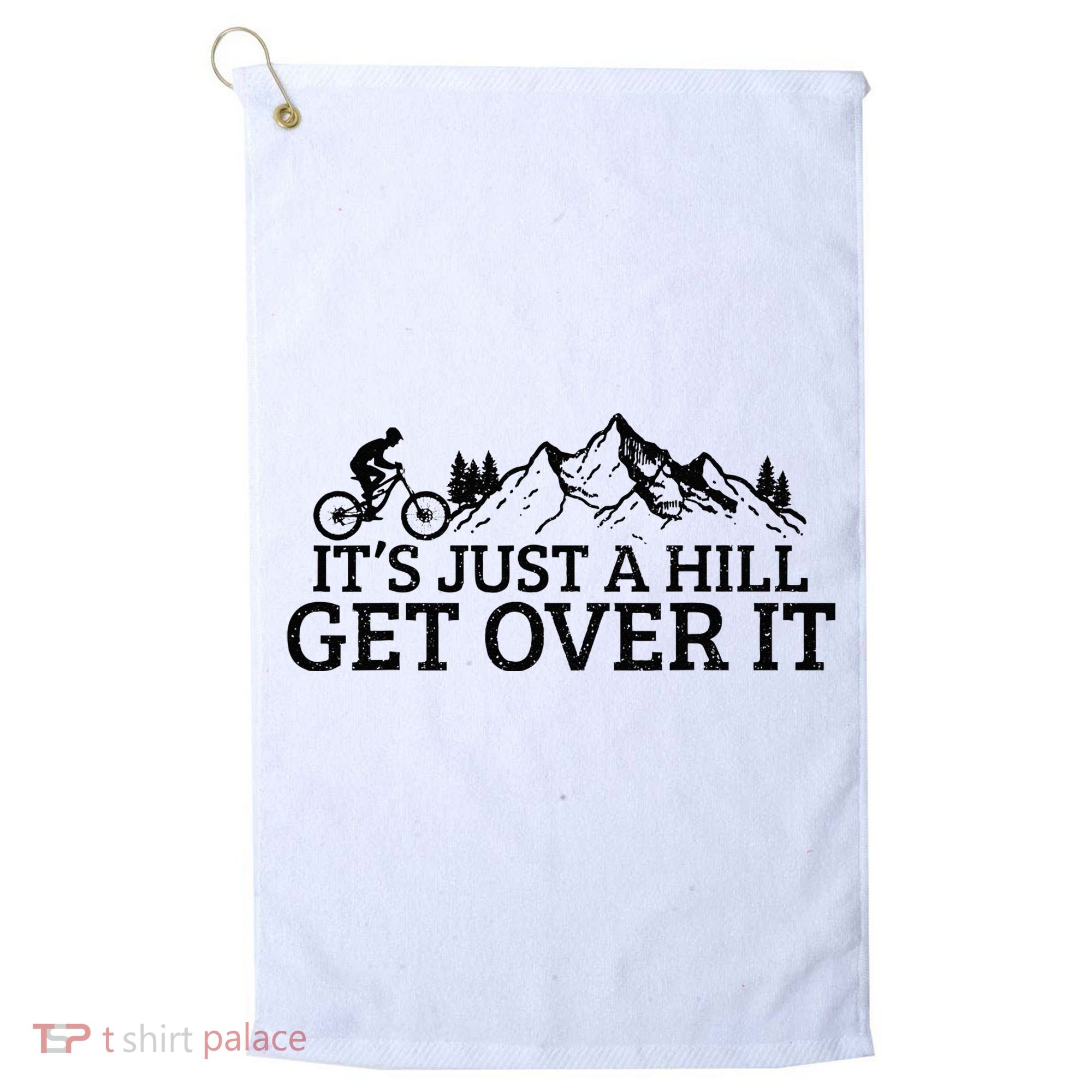 Funny Mountain Bike MTB Cycling Biking Biker Cyclist Gift Golf Towel