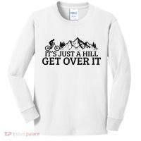 Funny Mountain Bike MTB Cycling Biking Biker Cyclist Gift Kids Long Sleeve Shirt thumb 0