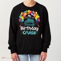 Festive My Birthday Cruise Ship Party And Gift Women's Sweatshirt thumb 0