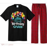 Festive My Birthday Cruise Ship Party And Gift Pajama Set thumb 0