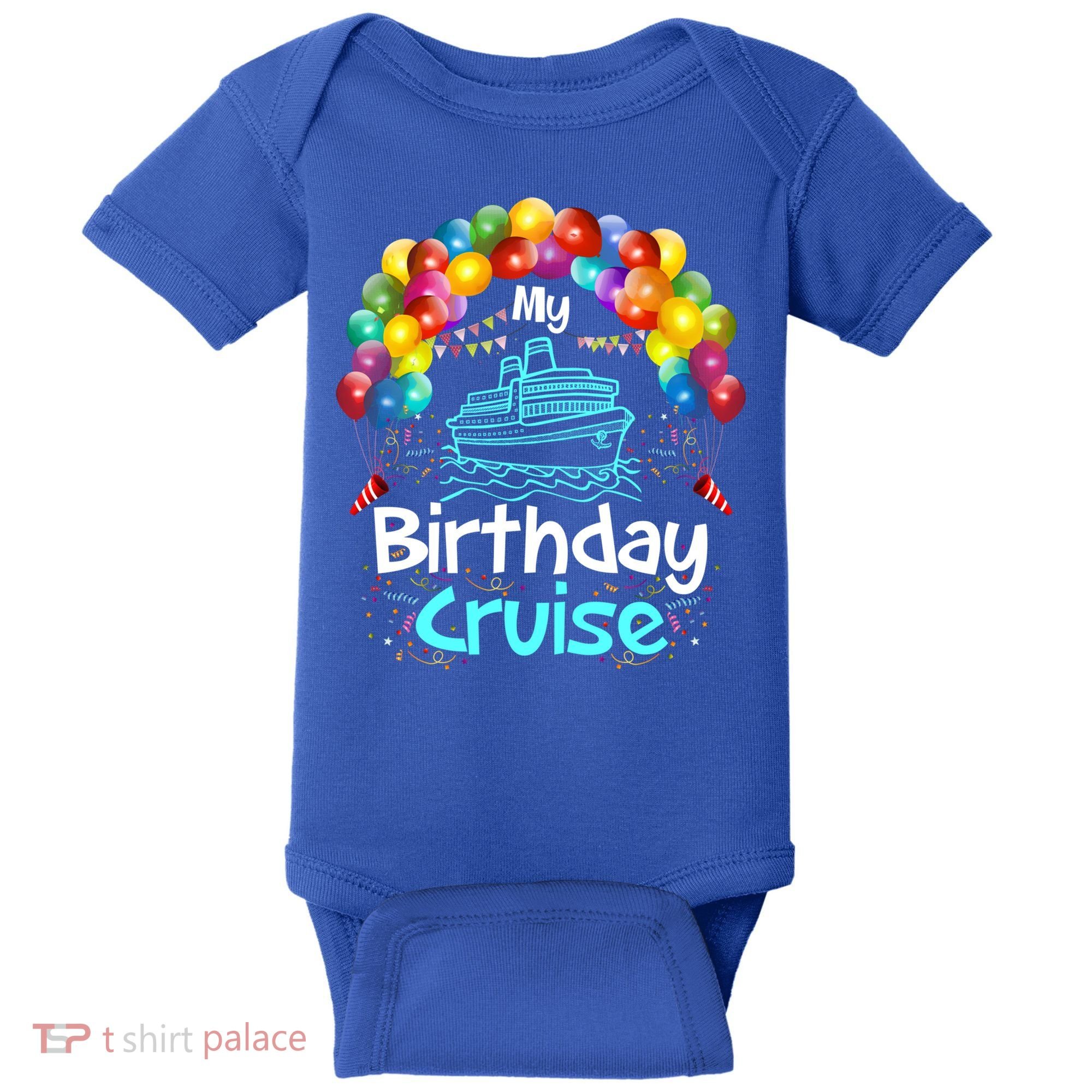 Festive My Birthday Cruise Ship Party And Gift Baby Bodysuit